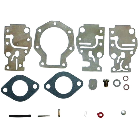 New Carburetor Kit Compatible With Johnson/Evinrude 2 Cyl 8 HP 2 Cyl 5 HP 2 Cyl 2.375 Bore Cross Flow 15 HP By 0436359 0436824 0439073 0431897 0398230 0398508 600-34