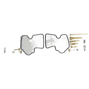 Carburetor Rebuild Kit Compatible with 2004-2009 Kawasaki KFX 700 V-Force 697cc SOHC V-Twin Liquid Cooled Carb Repair Kit Complete 50HP Needle Screw Gaskets