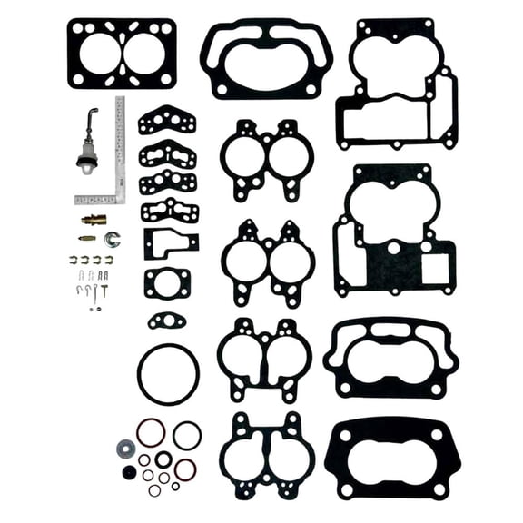 OEM Grade Carburetor Repair Kit Compatible with 1972 MerCruiser 90 120 140 160 165HP OMC Chris-Craft Crusader GM 4 6 Cyl MCM 90 Rochester 2-Barrel Replaces 823427A1 982384 1397-2072
