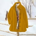 thumbnail image 1 of New Cardigan Button Down Solid Color Hoodie Fleece Coat, Gold 5XL, Size XS-5XL, 1 of 4
