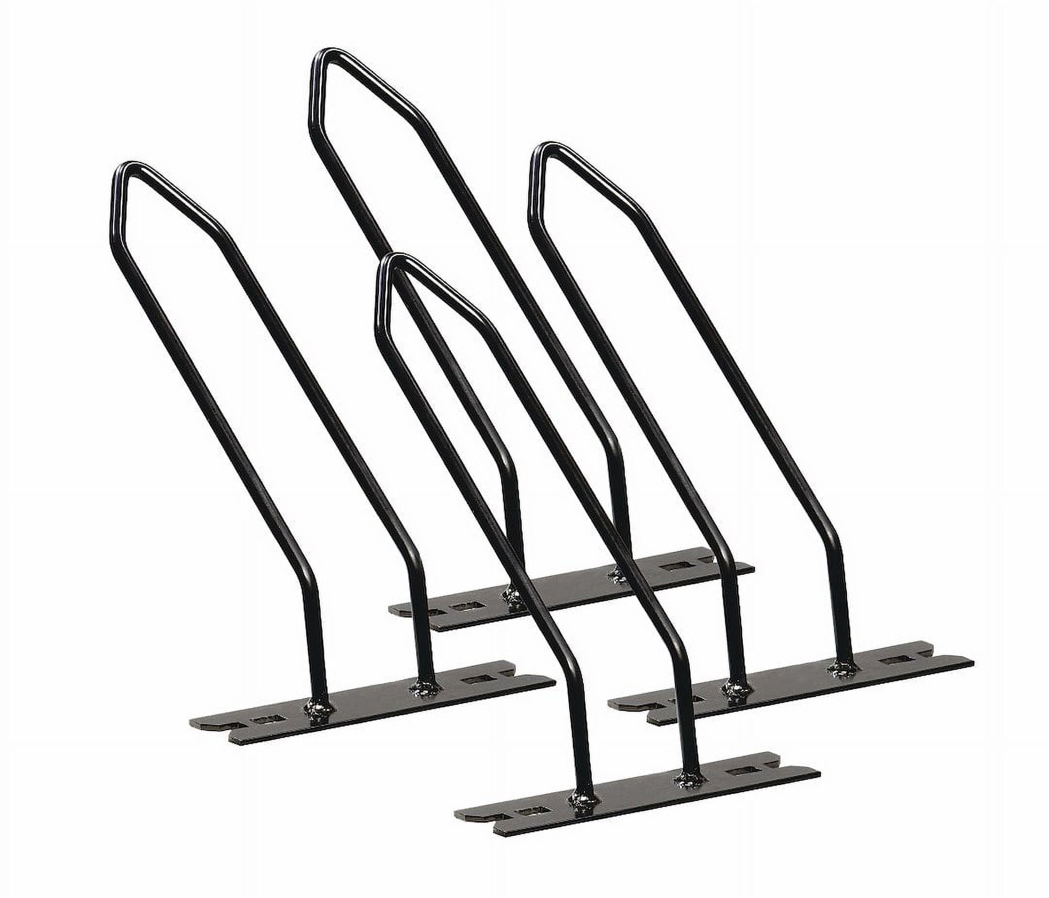 Universal Black Steel Hitch-Mounted 2-Bike Rack Adapter