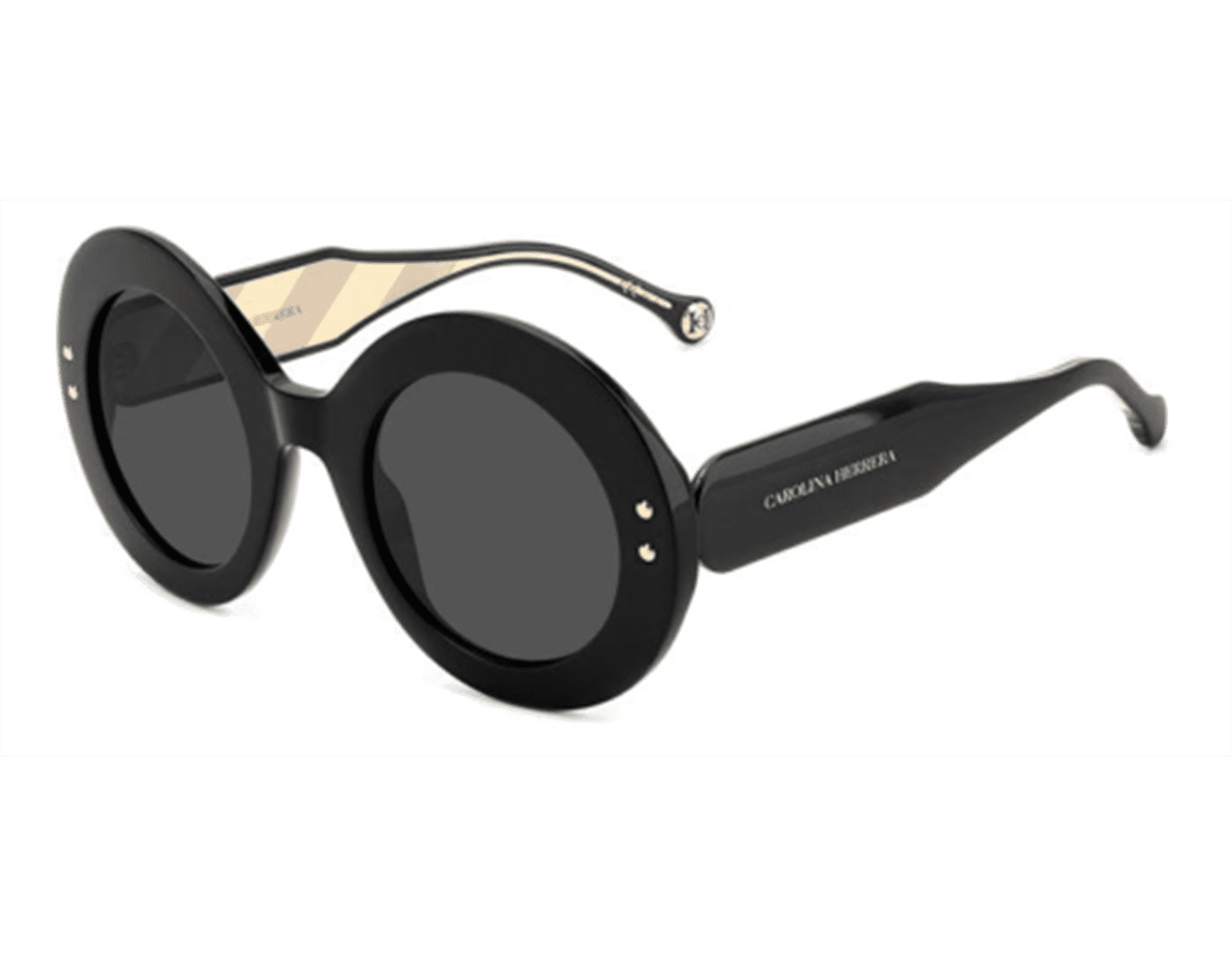 New Carolina Herrera Women's Sunglasses 0081/S 0807/IR Black 52mm