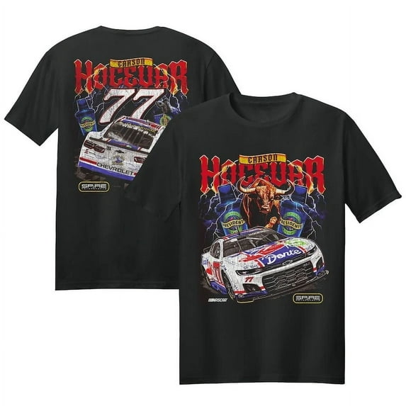 New Carson Hocevar Chili's Car T-Shirt Black, E2 Apparel Racing Fan Tee Gift For Fans, Unisex Crew Neck T shirt