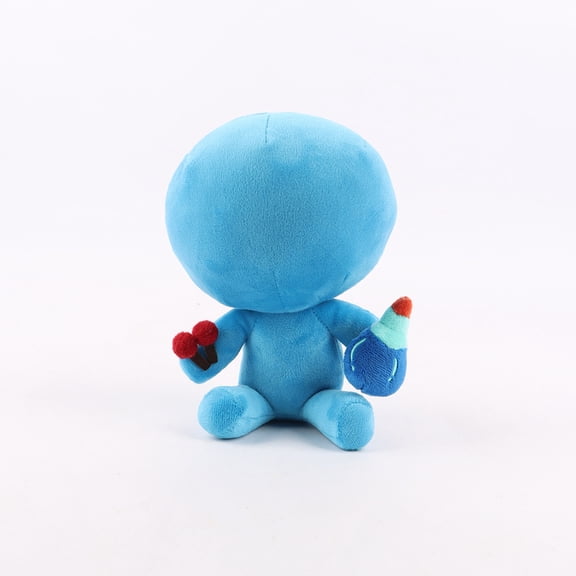 New Cartoon Anime Alan Becker Fishing Plush Doll Fan Collection Birthday Gift