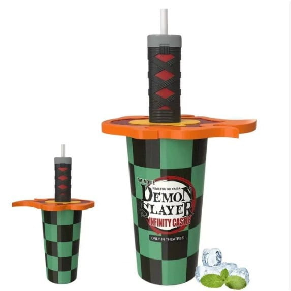New Cartoon Anime Demon Slayer Knife Handle Water Cup Large Ml Personalized Creative Cup, The Best Choice For Fans Birthday Gift