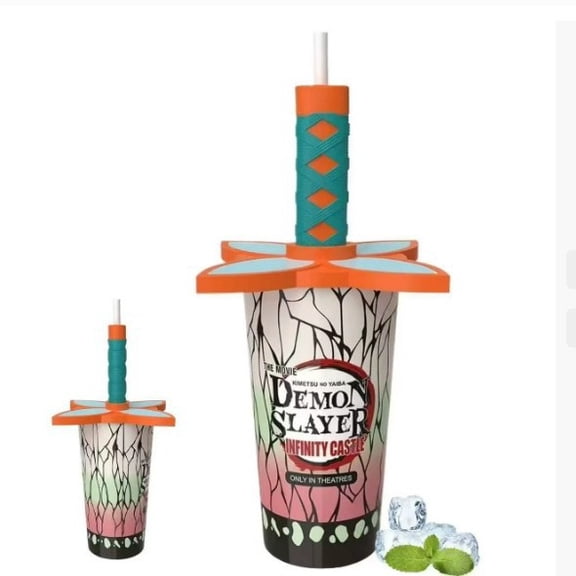 New Cartoon Anime Demon Slayer Knife Handle Water Cup Large Ml Personalized Creative Cup, The Best Choice For Fans Birthday Gift