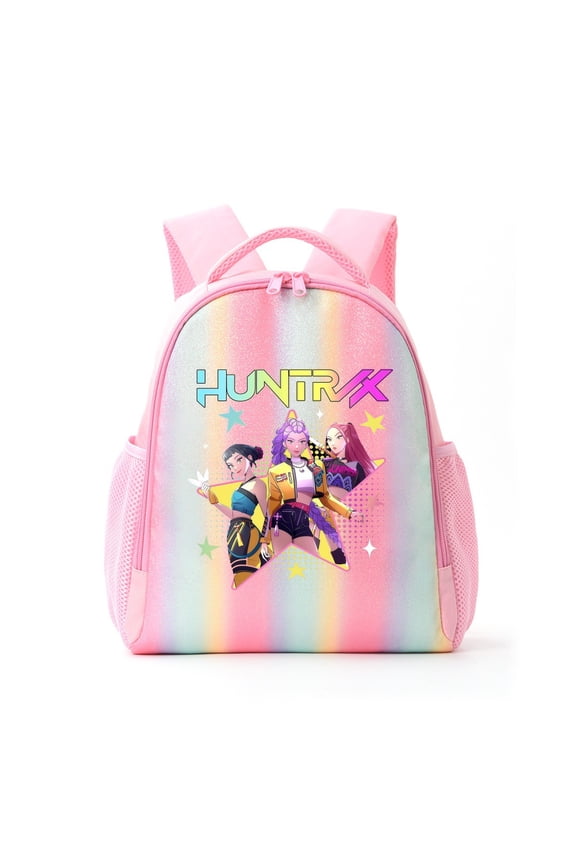 New Cartoon Anime Two-Dimensional KPOP Cool Printed Backpack Student Cute Rainbow Lightweight Casual Backpack