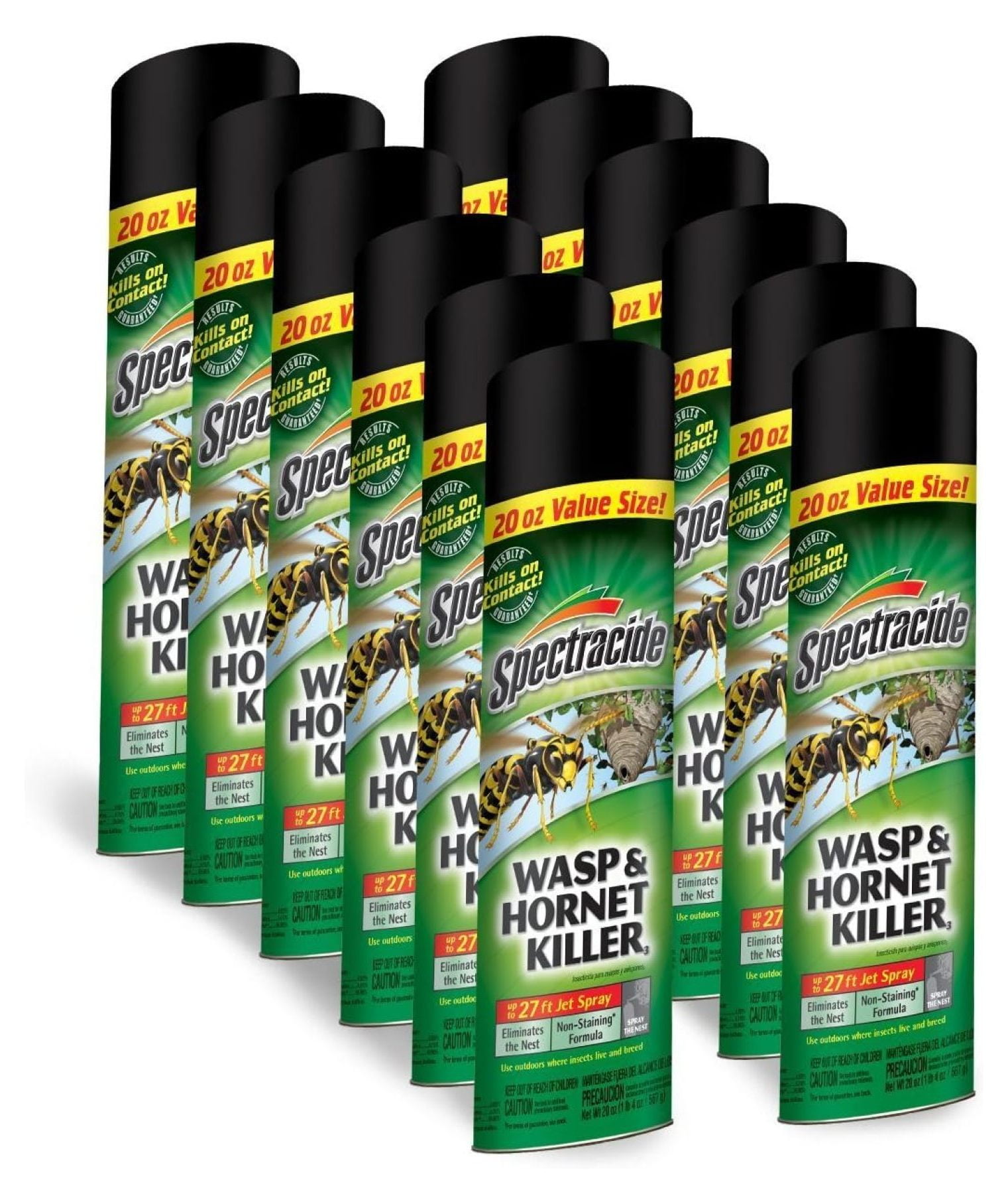 New Case (12) Hg-95715 20oz Wasp Hornet Insect Spray Bug 6329650