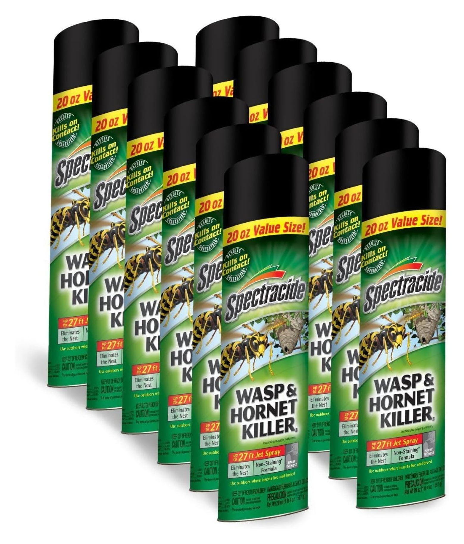 New Case (12) Hg-95715 20oz Wasp Hornet Insect Spray Bug 6329650