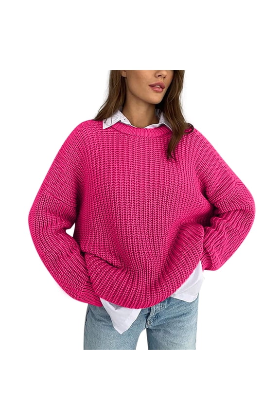 New Casual Loose Lazy Wind Sweater Women Outer Wear Pullover Long Zipper Sweatshirt No Hood Sweat Shirts for Grandma Guy Sweaters Button Sweatshirts Oversized Pullover Sweaters for Women plus Size