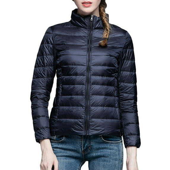 New Casual Women Jackets Coat Women'S Winter Thin And Light Down Coat Casual Down Coat Slim Quilted Jacket