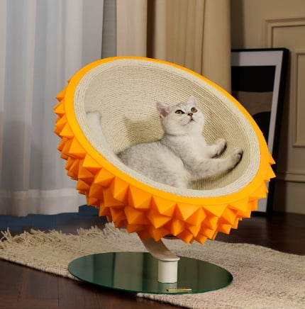 New Cat Claw Bed Cat House - Comfortable Kenaf Rope Claw Board, PVC ...