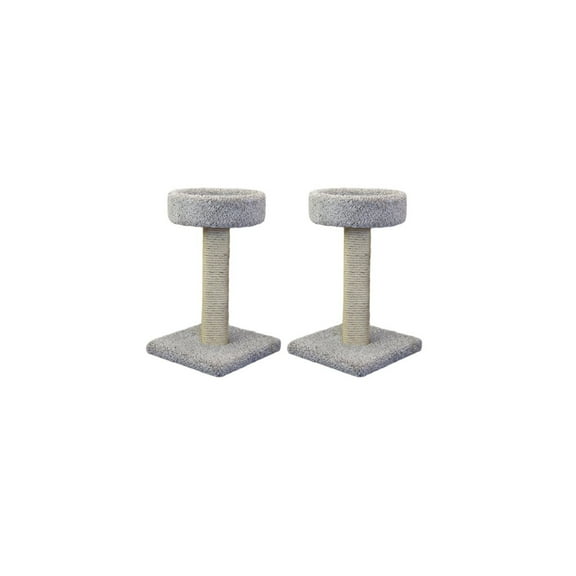 New Cat Condos 2-Pack Scratching Post with Sleeping Perch