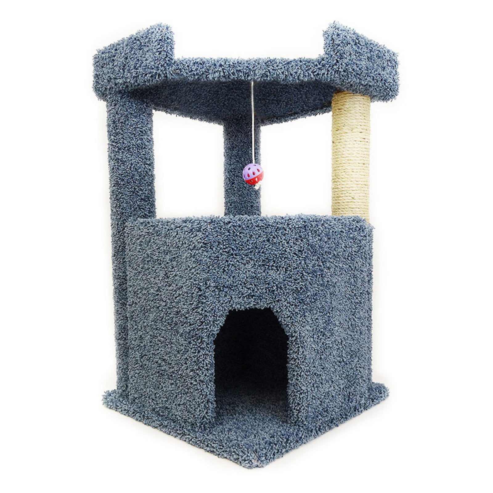 New Cat Condos Corner Roost 33 in. Cat Condo Walmart