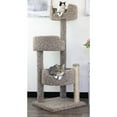 thumbnail image 1 of New Cat Condos Deluxe Cat Tree - 52" Cat Tower for Large Cats - Scratching Posts & Beds-Color:?Speckled, 1 of 6