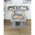 thumbnail image 1 of New Cat Condos Extra Large Cat Post with 2 Window Perches, 1 of 2
