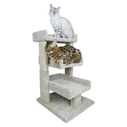 New Cat Condos Large Kitty Cat Tree Perch-ColorBeige