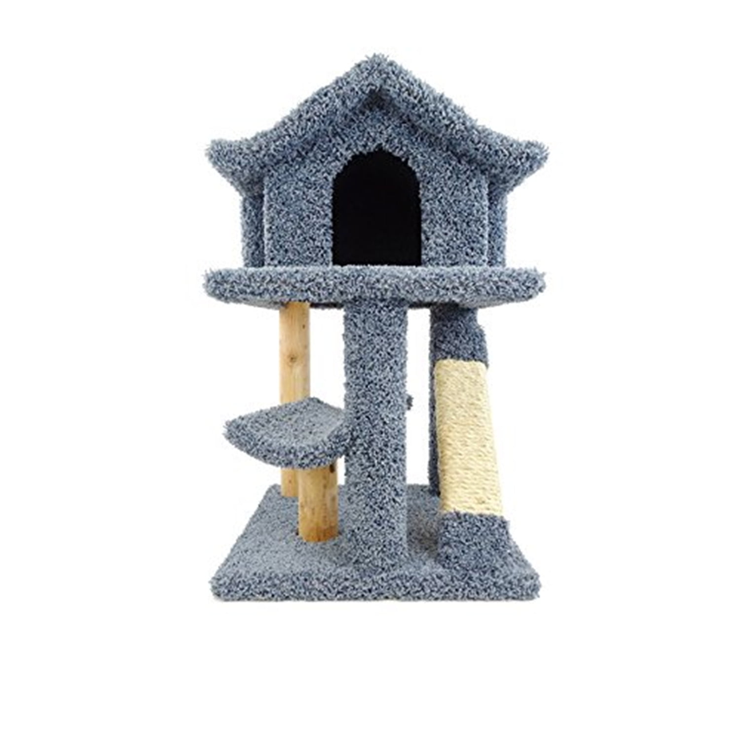 New Cat Condos Premier Cat Pagodas Tree-Color:Beige,Size