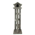 thumbnail image 1 of New Cat Condos Premier 6' Pagoda Cat House-Color:Gray, 1 of 7