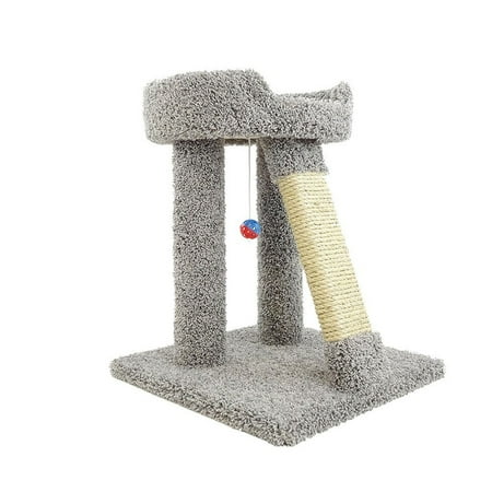 New Cat Condos Premier Elevated Cat Bed-Color:Gray