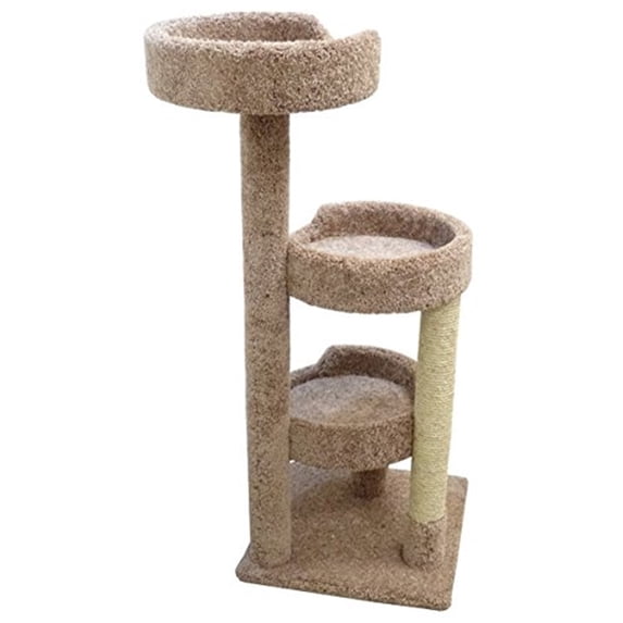 New Cat Condos Premier Kitty Pad Cat Tree, Brown - 110091