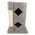 thumbnail image 1 of New Cat Condos Premier Solid Wood Cat Cavern-Color:Gray, 1 of 3
