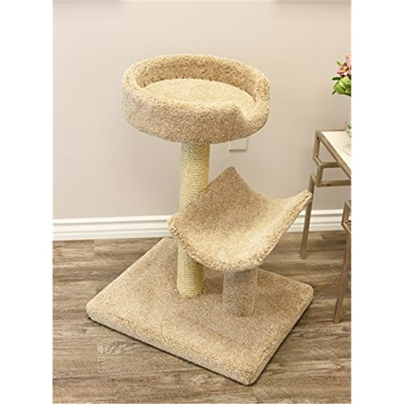 New Cat Condos Prestige Cat Trees Beige Kitty Condo-Color:Brown