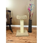 New Cat Condos Prestige Cat Trees Large Cat Scratching Post and Sleeper-Color:Brown