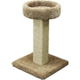 thumbnail image 1 of New Cat Condos Prestige Cat Trees Large Cat Scratching Post and Sleeper-Color:Brown, 1 of 2
