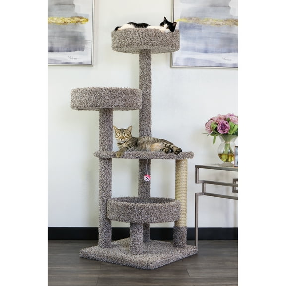 New Cat Condos Solid Wood Sturdy Tower with Beds