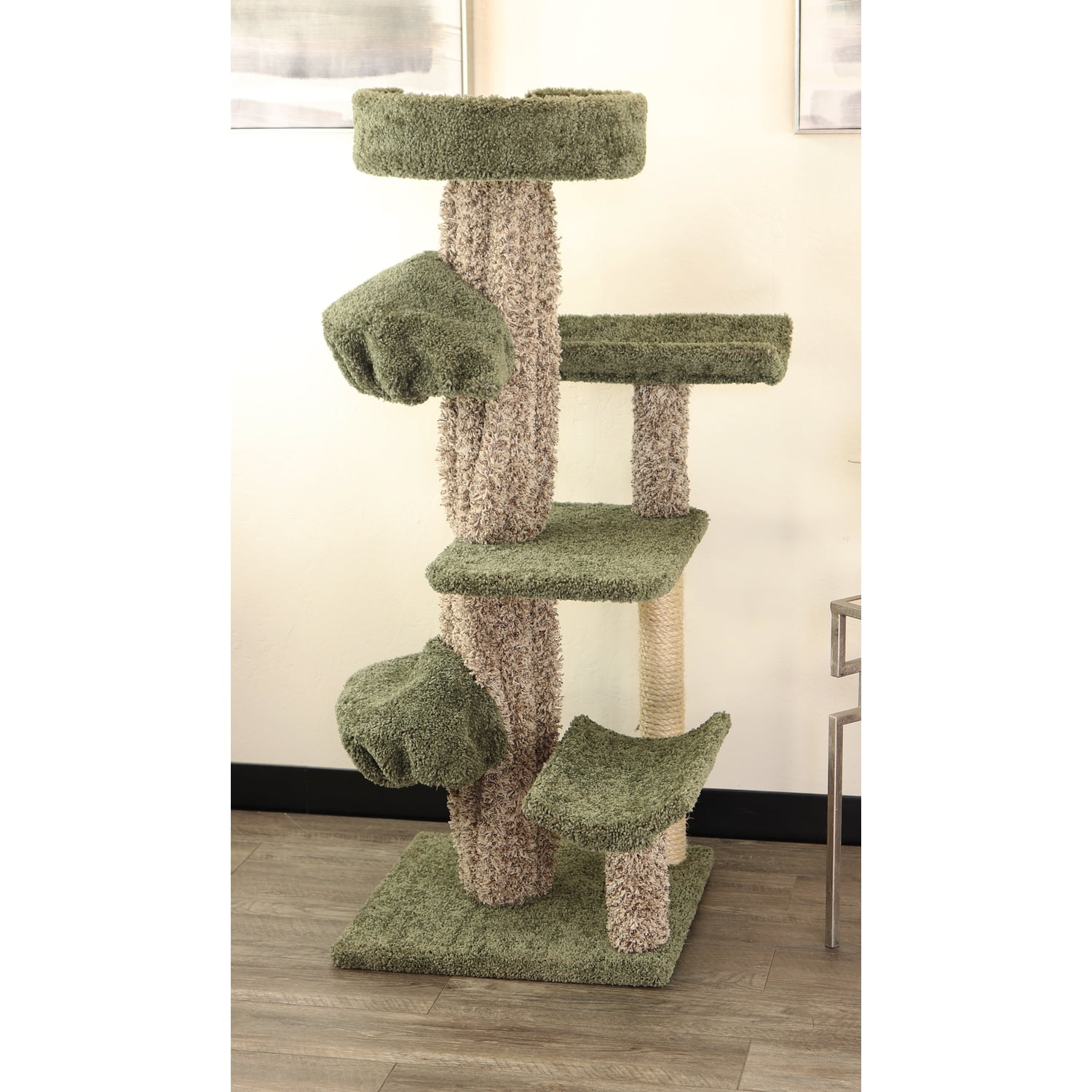 New Cat Condos Unique Tree Scratcher - Walmart.com