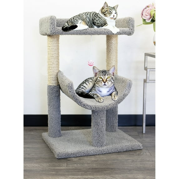 New Cat Condos Window Perch-Color:Gray