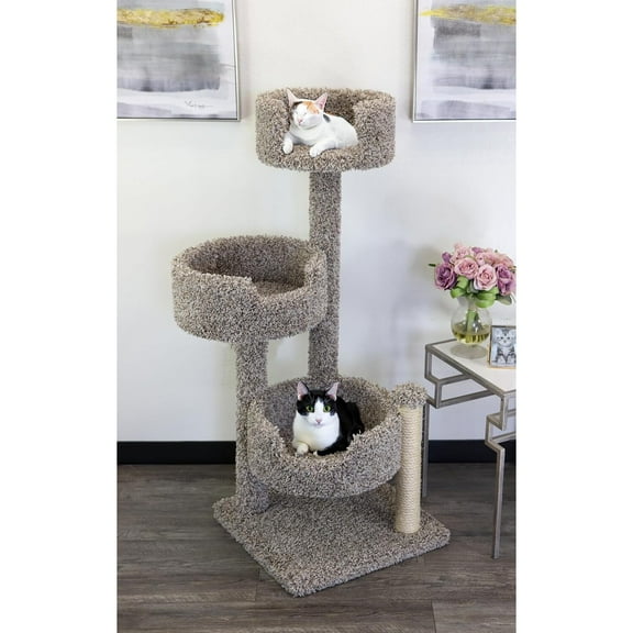 New Cat Condos Wood and Carpet Tree for Big s