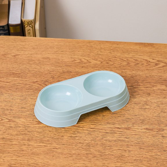 New Cat Dog Double Pet Bowls Feeding and Drinking Bowls Food Water Feeder for Dog Puppy Cats Pets Supplies Feeding Dishes