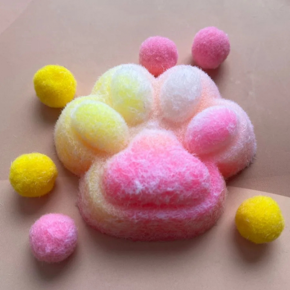 New Cat Paw Mochi Taba Squishy Fidget Toy Cute Cat Paws Toys Slow Rebound Decompression Toy ...