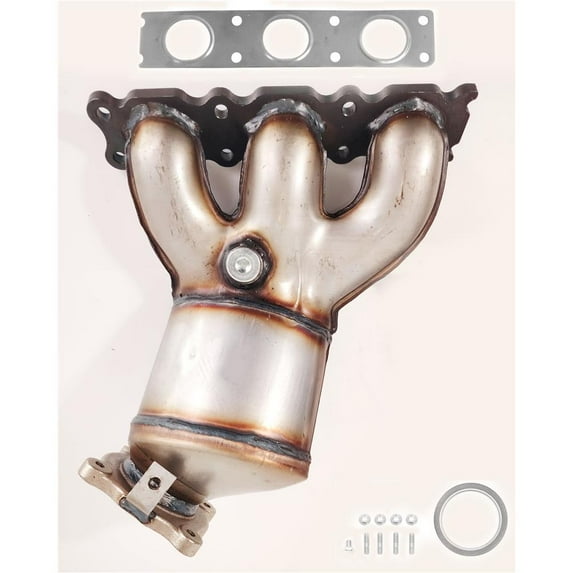 OEM Grade Right Direct Fit Catalytic Converter Compatible with 2007-2010 Volvo Land Rover 3.0L 6-Cyl DOHC Turbo Volvo 36012047 Volvo 31439763 T5/T6/3.2