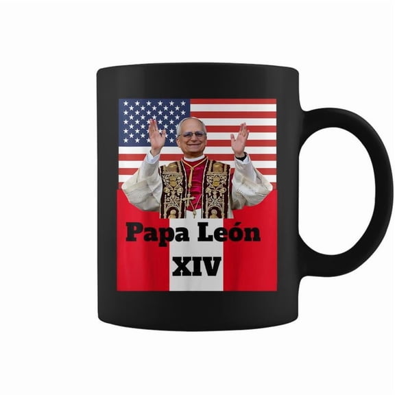 New Catholic Pope Leo Xiv Papa Len Peru USA Connection Coffee Mugs