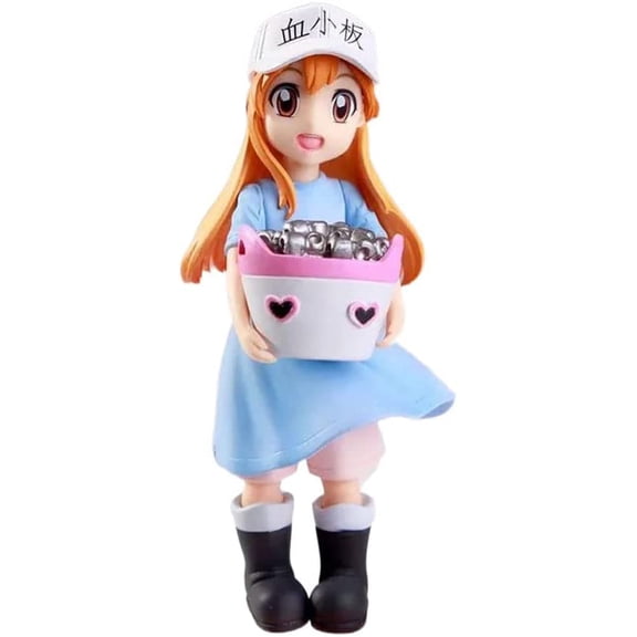 New Cells at Work!: Platelet Statue Game Character Cartoon Desktop Ornament Girl Collectible Gift Collection Creative Decorations Fan Souvenirs