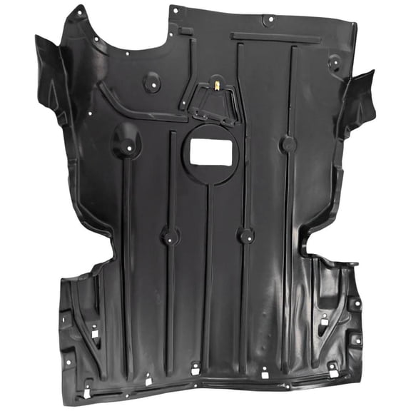 Engine Under Cover Splash Shield Compatible with 2006-2013 BMW 323I 325I 325Xi Center 2.5L V6 3.0L V6 Direct Fit OE Spec 328I 328Xi 330I 2.0L 4-Cyl 3.2L V6 4.0L V8 Under Engine