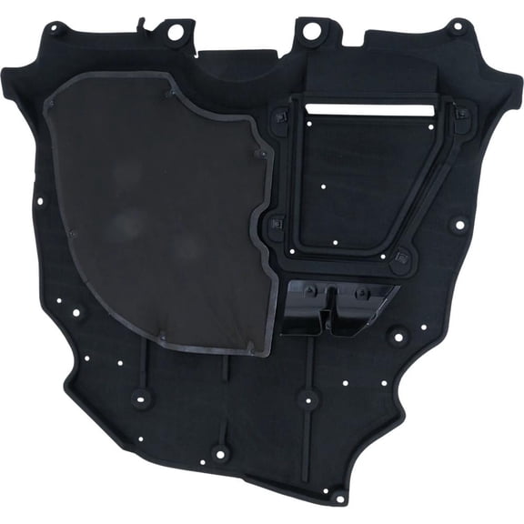 Engine Under Cover Splash Shield Compatible with 2022-2024 Lexus Nx350 Nx450H+ Center 2.4L 4-Cyl 2.5L 4-Cyl Direct Fit OE Spec Under Engine Undercarriage Protection Road Debris Shield