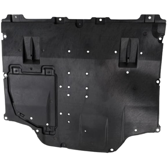 Under Engine Cover Splash Guard Compatible with 2016-2018 Toyota Prius Center Plastic Guard 5141047020 Undercarriage Protection Road Debris Shield Bolt-On Fit Direct Fit Engine Guard