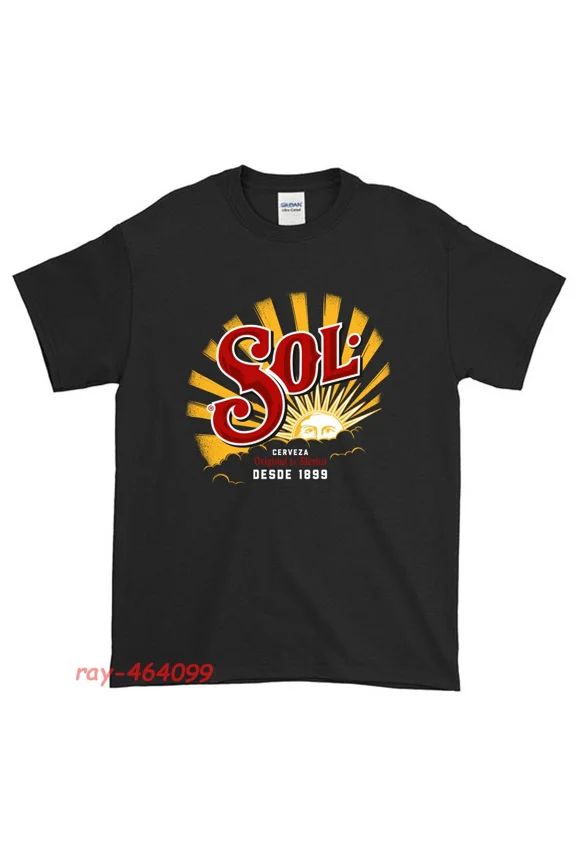 New Cerveza Sol Logo Unisex Funny T Shirt USA size S - XXL