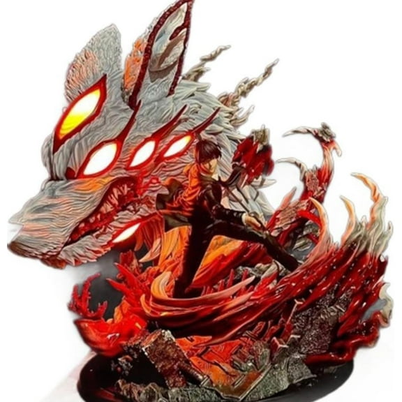 New Chainsaw Hayakawa Aki (fox Ver) Character Anime Model Statue Action Figures Desktop Ornament Popular Decorations Fan Souvenirs Creative Gift Collectable