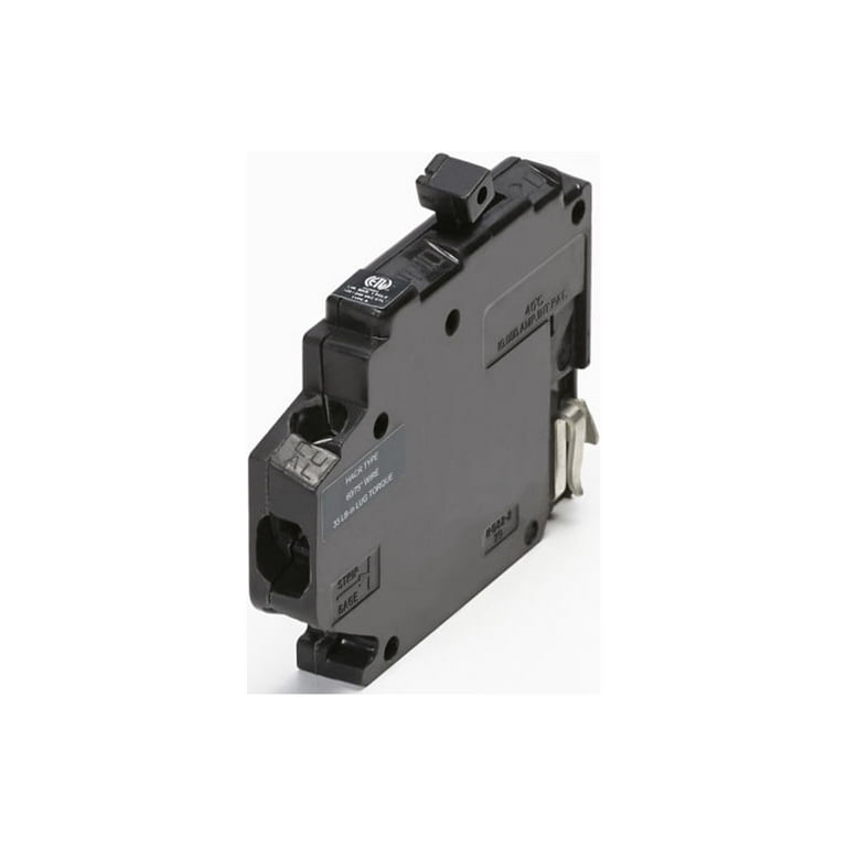 Challenger New Challenger 15A 1/2 in. 1-Pole Type A Replacement Right Clip Thin Circuit Breaker