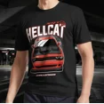 thumbnail image 1 of New Challenger SRT Hellcat Active T-Shirt Logo American T-Shirt Funny S to 5XL, 1 of 2
