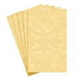 thumbnail image 1 of New Champagne Parchment Cardstock – Great for Certificates, Menus and Wedding Invitations | 65Lb Cover (176gsm) | 8.5 x 14” | 50 Sheets per Pack, 1 of 7