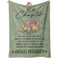 New Chapter Blanket for Women Retirement Graduation Inspirational Throw ...
