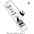 thumbnail image 1 of New Chapter Bookmark for Women Friends Retirement Gifts for Men 2024 Best Friend Graduation Gifts for Her Book Lovers Birthday Gifts for Coworkers Book Marks for Reading Girls Black Cat Book Markers, 1 of 1