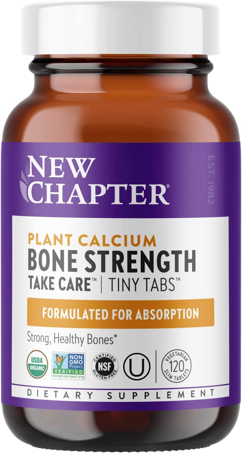 New Chapter Calcium Supplement Bone Strength Tiny Tabs Organic