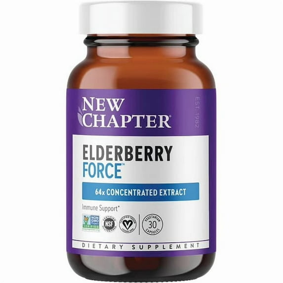 Elderberry Force by New Chapter - 30 Capsules
